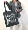 Landmark Doodles Tote Bag